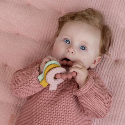 Little Dutch Bijtring Siliconen Sleutelbos Rz. - Little Dutch - Babywinkel - 8712051086668