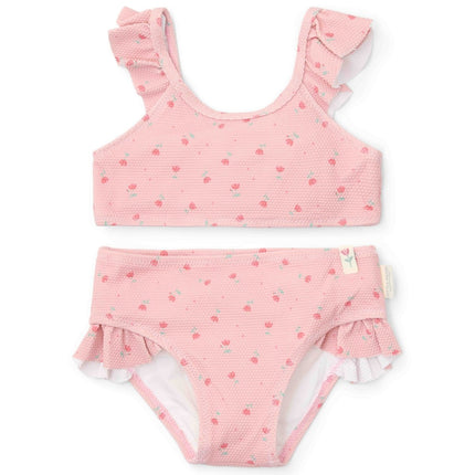 Little Dutch Bikini Kind Sunny Flowers Blush - Babywinkel - 8721122574799