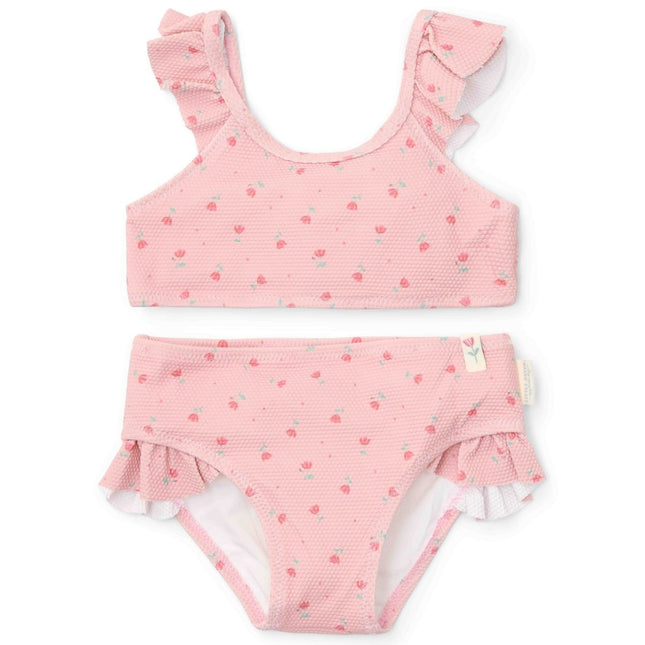 Little Dutch Bikini Kind Sunny Flowers Blush - Babywinkel - 8721122574799