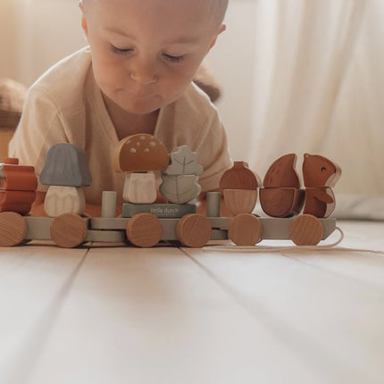 Little Dutch Blokkentrein Forest Friends koop je bij Babywinkel