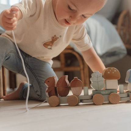 Little Dutch Blokkentrein Forest Friends koop je bij Babywinkel