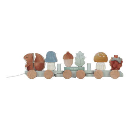 Little Dutch Blokkentrein Forest Friends koop je bij Babywinkel