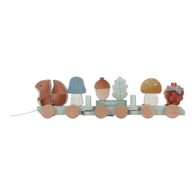 Little Dutch Blokkentrein Forest Friends koop je bij Babywinkel