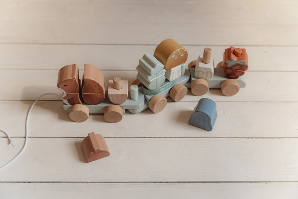 Little Dutch Blokkentrein Forest Friends koop je bij Babywinkel