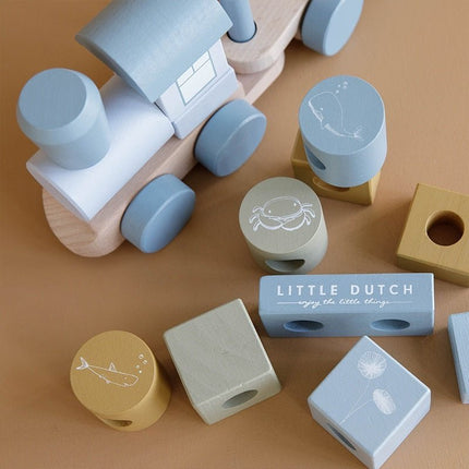 Little Dutch Blokkentrein Ocean - Little Dutch - Babywinkel - 8713291880368