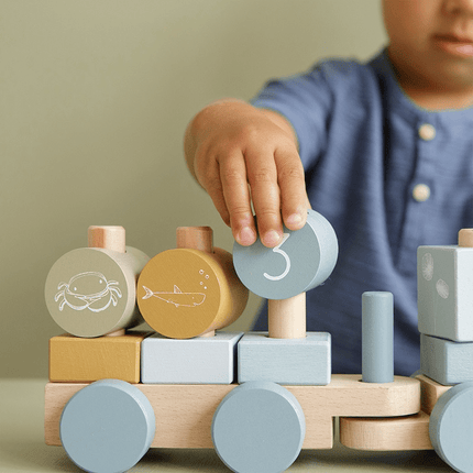 Little Dutch Blokkentrein Ocean - Little Dutch - Babywinkel - 8713291880368