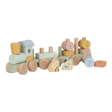 Little Dutch Blokkentrein Safari koop je bij Babywinkel