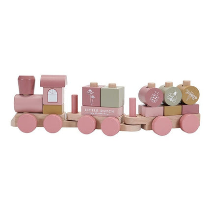 Little Dutch Blokkentrein Wild Flowers - Little Dutch - Babywinkel - 8713291880351