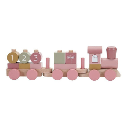 Little Dutch Blokkentrein Wild Flowers - Little Dutch - Babywinkel - 8713291880351
