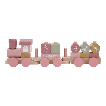 Little Dutch Blokkentrein Wild Flowers - Little Dutch - Babywinkel - 8713291880351