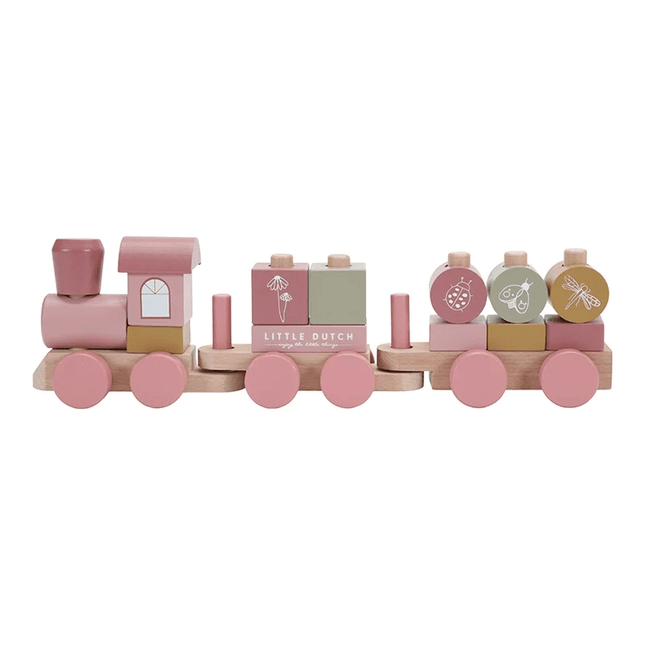 Little Dutch Blokkentrein Wild Flowers - Little Dutch - Babywinkel - 8713291880351