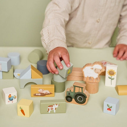 Little Dutch Bouwblokken Little Farm - Little Dutch - Babywinkel - 8713291771451