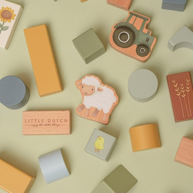 Little Dutch Bouwblokken Little Farm koop je bij Babywinkel