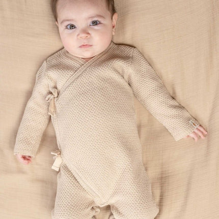 Little Dutch Boxpakje Overslag Gebreid Sand - Little Dutch - Babywinkel - 8720986872973