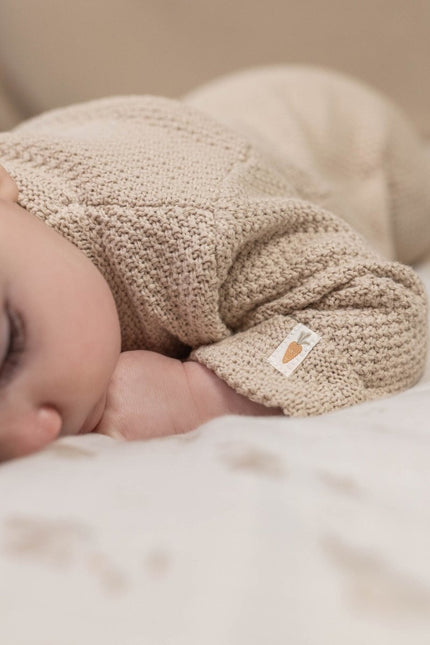 Little Dutch Boxpakje Overslag Gebreid Sand - Little Dutch - Babywinkel - 8720986872973