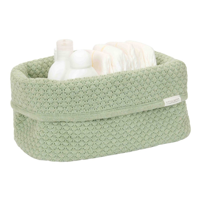 Little Dutch Commodemandje Pure Sage Groot Gebreid - Little Dutch - Babywinkel - 8721122570289