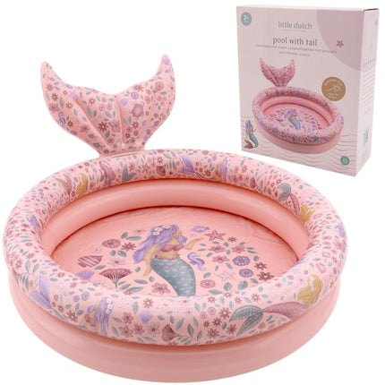 Little Dutch Dreamy Mermaid Zwembad 80cm + Staart koop je bij Babywinkel