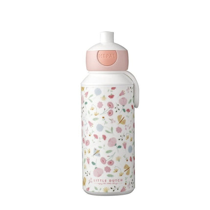 Little Dutch Drinkfles Pop - Up Campus 400ml Flowers & Butterflies - Little Dutch - Babywinkel - 8720294016472
