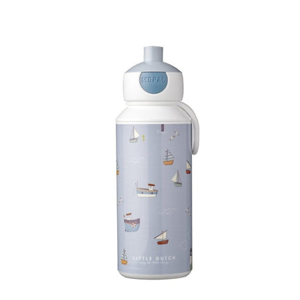 Little Dutch Drinkfles Pop - Up Campus 400ml Sailors Bay - Little Dutch - Babywinkel - 8720294016519