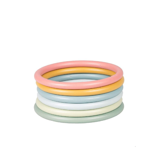 Little Dutch Educatief Speelgoed Activity Ringen 6St - Little Dutch - Babywinkel - 8712051114118
