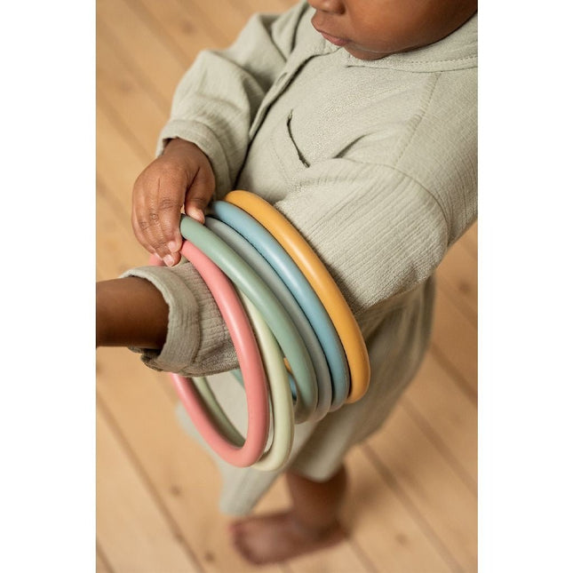 Little Dutch Educatief Speelgoed Activity Ringen 6St - Little Dutch - Babywinkel - 8712051114118