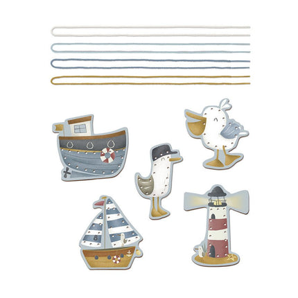 Little Dutch Educatief Speelgoed Rijgkaarten Sailors Bay - Little Dutch - Babywinkel - 8714274120716