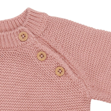 Little Dutch Gebreid Boxpakje Vintage Pink - Little Dutch - Babywinkel - 8720168538376