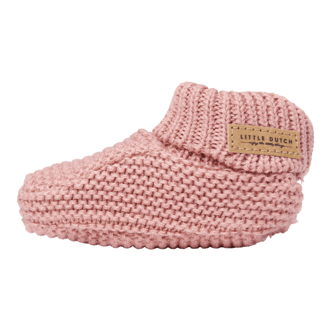 Little Dutch Gebreide Babyslofjes Vintage Pink - Little Dutch - Babywinkel - 8720168538673