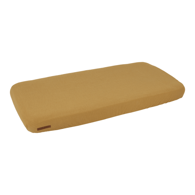 Little Dutch Hoeslaken Eenpersoons Pure Ochre - Little Dutch - Babywinkel - 8719033018402