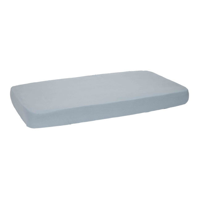 Little Dutch Hoeslaken Wieg Pure Denim Blue 40X80Cm - Little Dutch - Babywinkel - 8721122570142