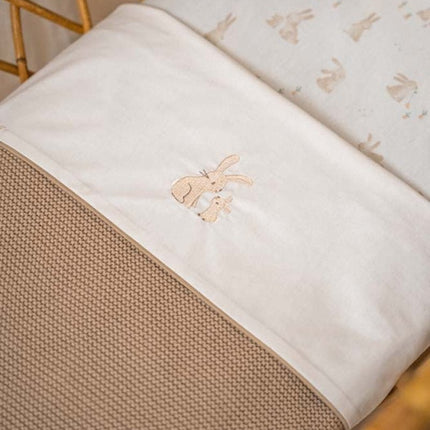 Little Dutch Hoeslaken Wieg Wit Baby Bunny koop je bij Babywinkel