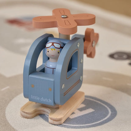 Little Dutch Houten Helicopter koop je bij Babywinkel