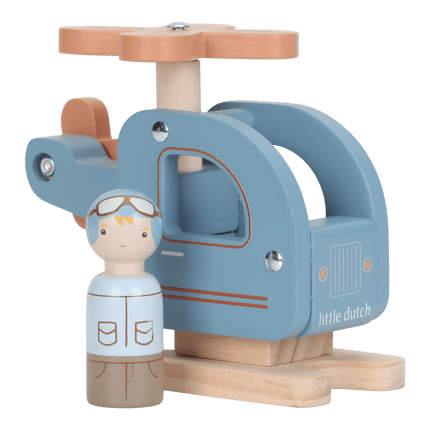 Little Dutch Houten Helicopter koop je bij Babywinkel