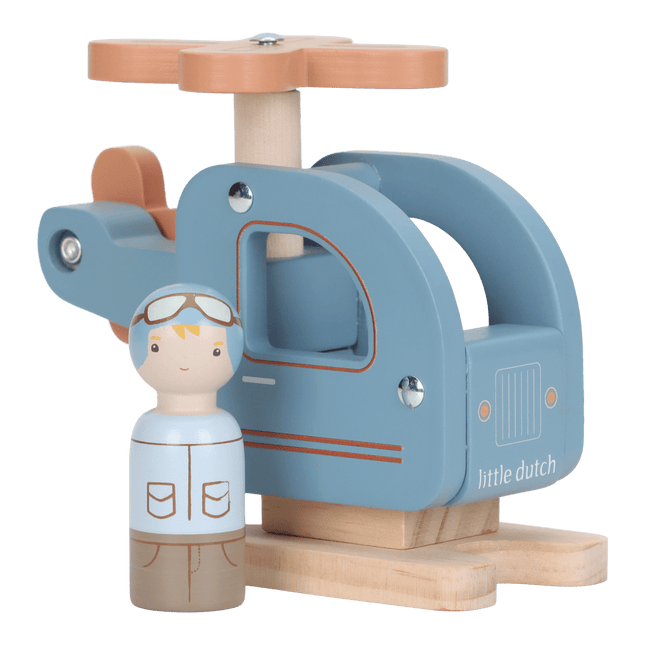 Little Dutch Houten Helicopter koop je bij Babywinkel