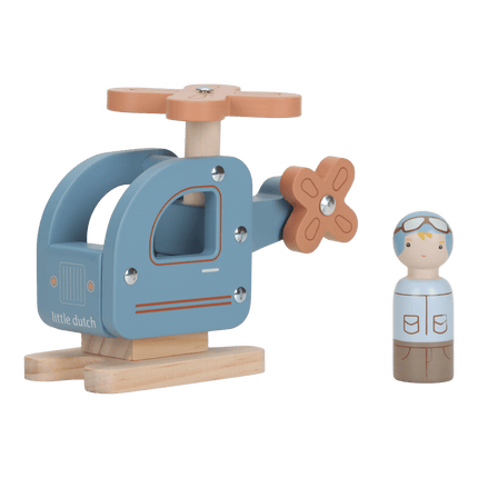 Little Dutch Houten Helicopter koop je bij Babywinkel