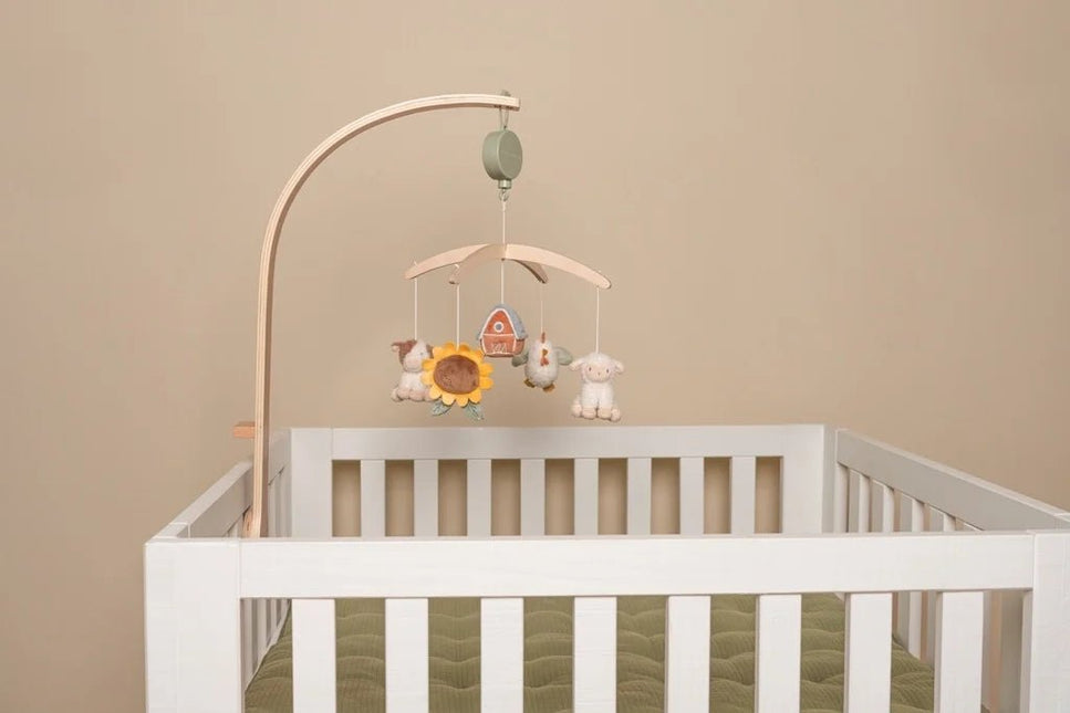 Little Dutch Houten Muziekmobiel Little Farm koop je bij Babywinkel