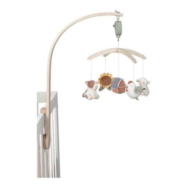 Little Dutch Houten Muziekmobiel Little Farm - Little Dutch - Babywinkel - 8713291888180