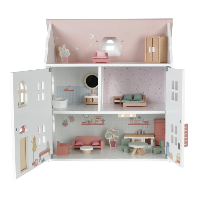 Little Dutch Houten poppenhuis medium - Little Dutch - Babywinkel - 8713291771178