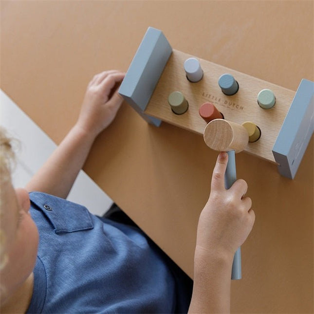 Little Dutch Houten Speelgoed Hamerbank Ocean - Little Dutch - Babywinkel - 8713291770263