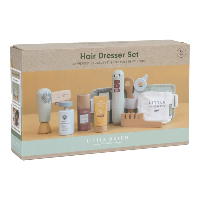 Little Dutch Houten Speelgoed Kappersset - Little Dutch - Babywinkel - 8713291770669