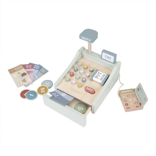 Little Dutch Houten Speelgoed Kassa - Little Dutch - Babywinkel - 8713291770829