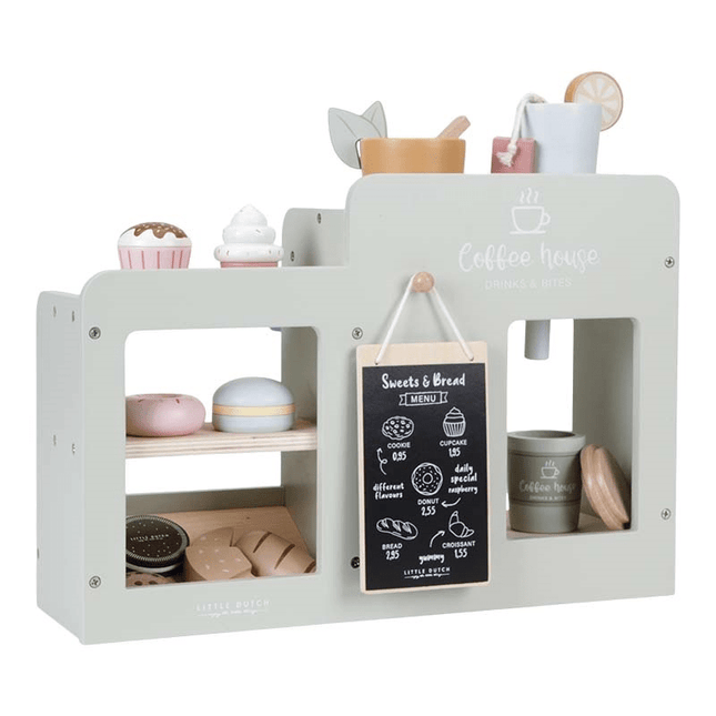 Little Dutch Houten Speelgoed Koffiehoek - Little Dutch - Babywinkel - 8713291770898