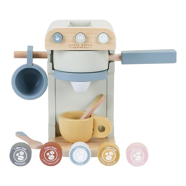 Little Dutch Houten Speelgoed Koffiezetapparaat - Little Dutch - Babywinkel - 8713291770812
