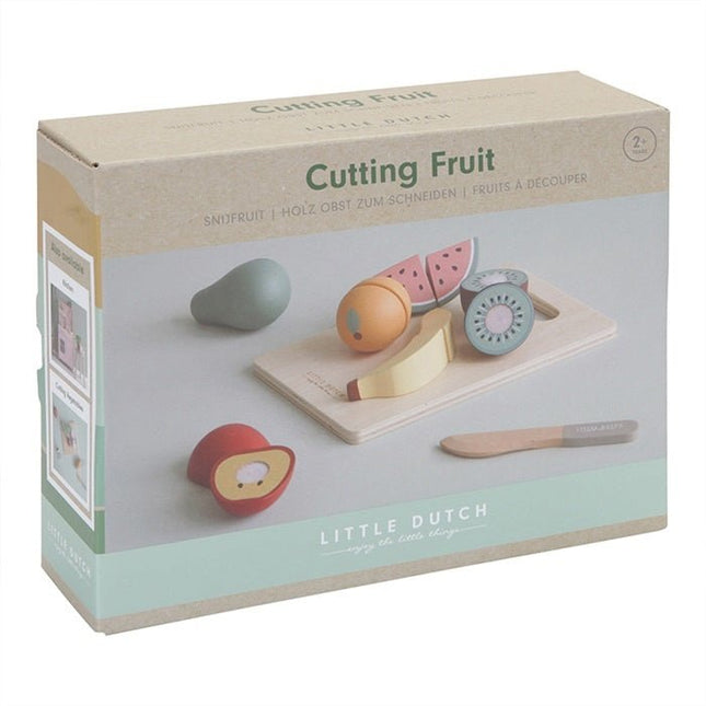 Little Dutch Houten Speelgoed Snijset Fruit - Little Dutch - Babywinkel - 8713291444850