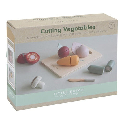 Little Dutch Houten Speelgoed Snijset Groenten - Little Dutch - Babywinkel - 8713291444843