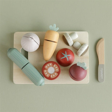 Little Dutch Houten Speelgoed Snijset Groenten - Little Dutch - Babywinkel - 8713291444843