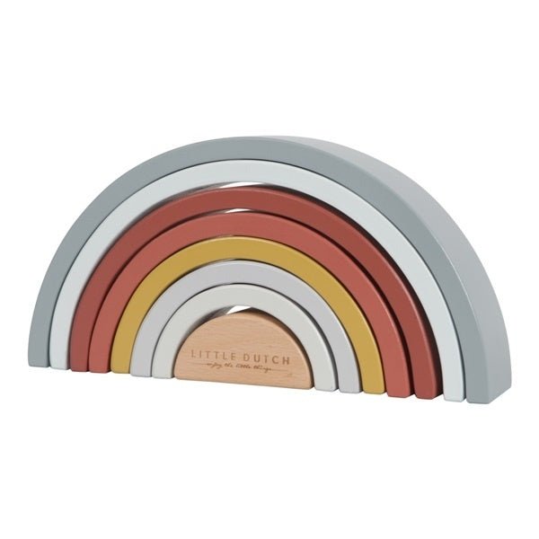 Little Dutch Houten Speelgoed Stapelaar Regenboog - Little Dutch - Babywinkel - 8713291447011