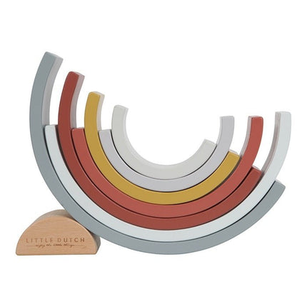 Little Dutch Houten Speelgoed Stapelaar Regenboog - Little Dutch - Babywinkel - 8713291447011