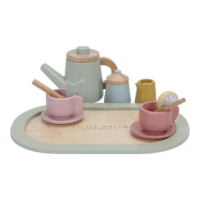 Little Dutch Houten Speelgoed Theeservies - Little Dutch - Babywinkel - 8713291770065