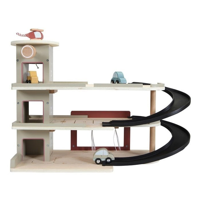 Little Dutch Houten Speelgoed Treinbaan Uitbreiding Garage koop je bij Babywinkel